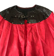 Round collar cape dress