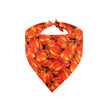 Halloween Dog Bandana Pumpkin Double-sided Triangle Scarf Accessories