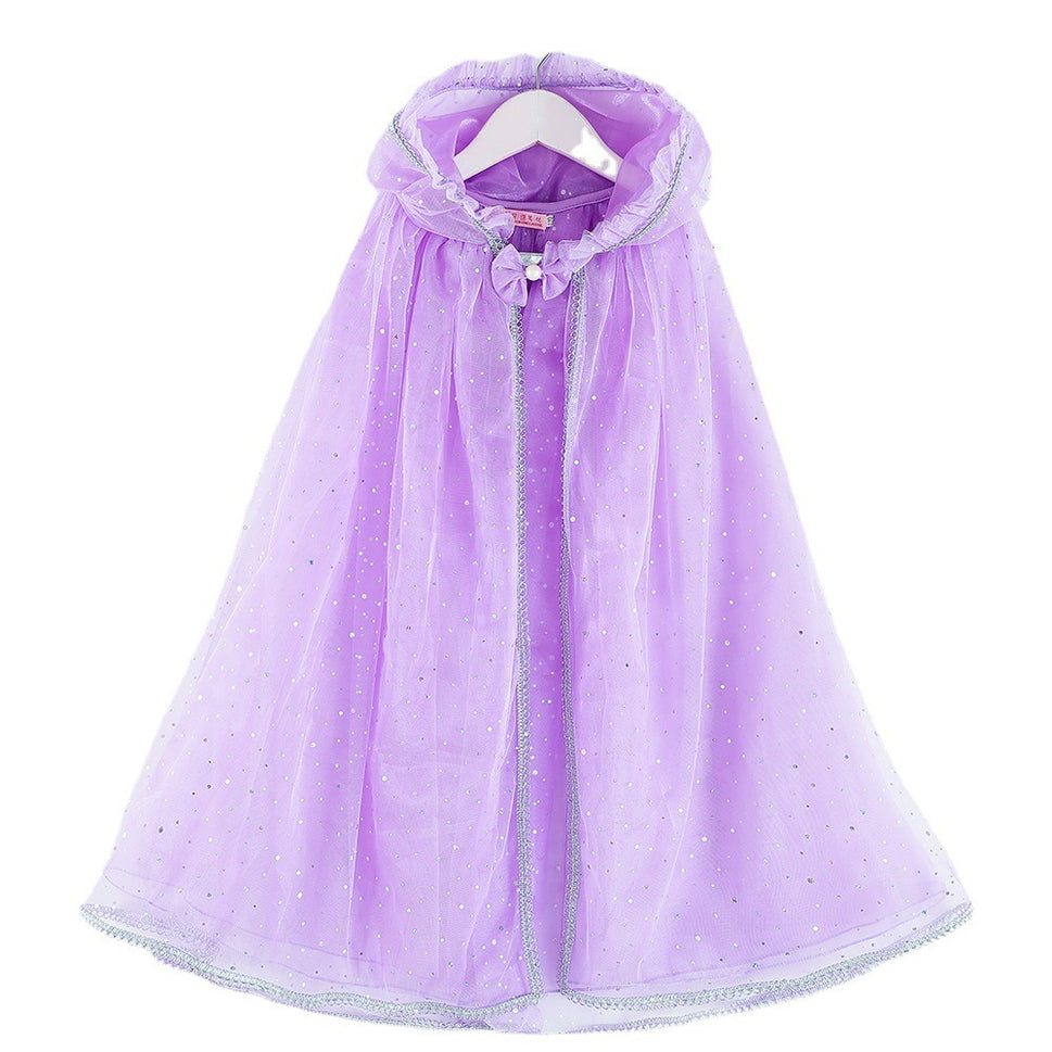 Princess Cloak Halloween Children Witch Cloak