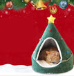 Christmas tree cat litter
