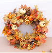 Halloween Thanksgiving Autumn Frost Leaf Pumpkin Simulation Garland Props Home Decor