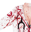 Halloween nurse slim long sleeve dress