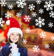 Christmas snowflake electrostatic stickers