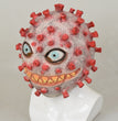Halloween virus latex headgear