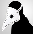 Domineering plague long beak doctor mask halloween