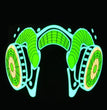 Fashion Wire LED Halloween Easter Rave Mask Luminous Costume Mask Party Easter Decor Gift