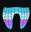 Fashion Wire LED Halloween Easter Rave Mask Luminous Costume Mask Party Easter Decor Gift