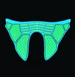 Fashion Wire LED Halloween Easter Rave Mask Luminous Costume Mask Party Easter Decor Gift