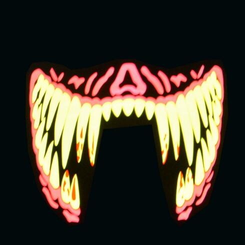 Fashion Wire LED Halloween Easter Rave Mask Luminous Costume Mask Party Easter Decor Gift