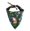 Christmas pet triangle scarf