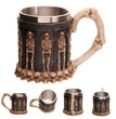 Printing Halloween Mug Metal Wine Glass Skull Mug