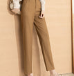Women's High Waist Straight Leg Skinny Draped Western Pants