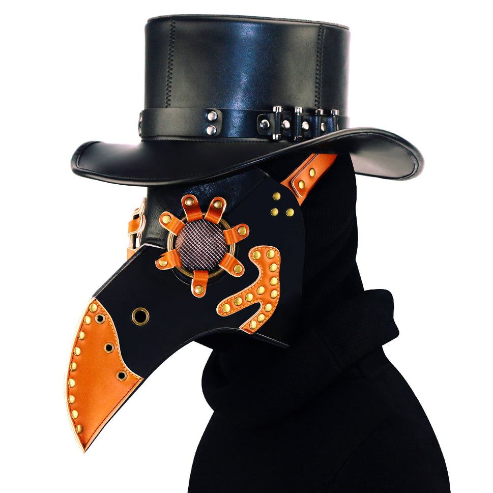 Domineering plague long beak doctor mask halloween