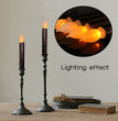 Halloween long black candles