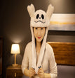 Movable Ears Rabbit Hat Cute Airbag Halloween Saint