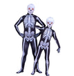 Halloween Skeleton Costume Scary Skeleton Skull Costume Jumpsuit Carnival Party Clothing