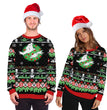 Christmas print sweater
