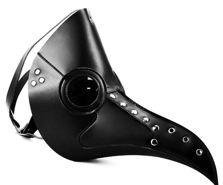 Gear Duke Halloween Gothic Black PU Beak Mask