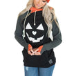 Halloween pumpkin printed women's sweater