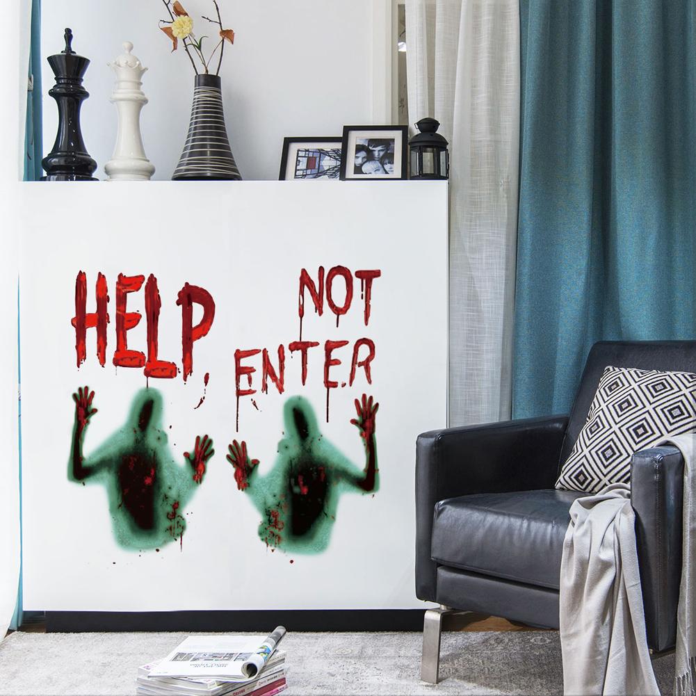 Blood Zombie Halloween Wall Sticker