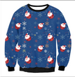 UGLY CHRISTMAS SWEATER Vacation Santa Elf Funny Womens Men Sweaters Tops Autumn Winter Clothing