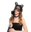 Halloween accessories lace cat veil
