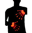 1Pair Chic LED Light Up Skeleton Hand Gloves Halloween Christmas Costume Decor