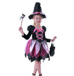 Halloween Children's Performance Costume Witch Princess Dress, Girl With Light Hair