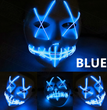 Halloween Led Glowing Full Face Mask