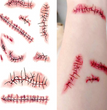 Halloween Wound Tattoo Sticker