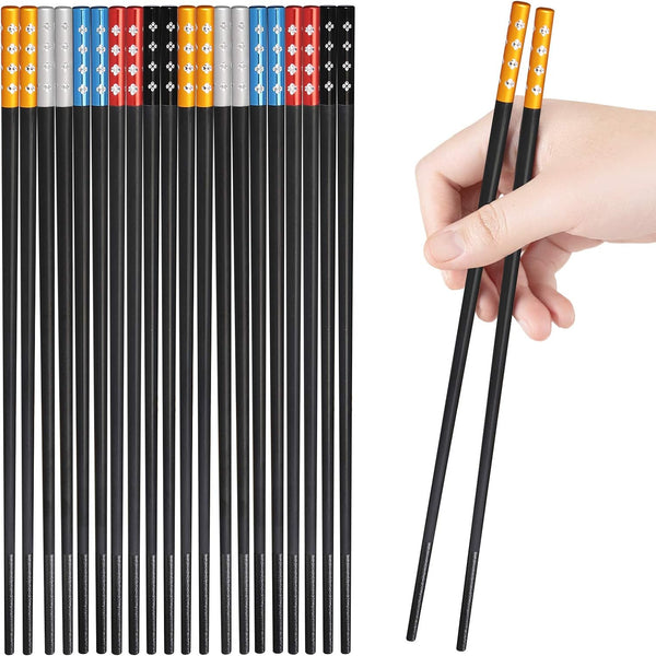 Fiberglass Chopsticks, 10 Pairs, 5 Colors