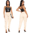 Slim Fit Camouflage Comfortable Leisure Tappered Stretch Overalls