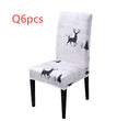 Christmas universal elastic chair cover