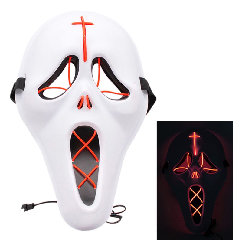 Halloween led glowing mask