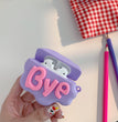 AirPod 2 Case 3D HI BYE Cloud Letter Cartoon Soft Silicone Wireless Earphone Cases For Apple Airpods Case Cute Cover