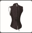 Magic Card Riding New European And American Retro Palace Gothic Vest Corset Steel Bone Cosplay Halloween Shooting Suit