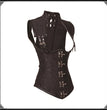 Magic Card Riding New European And American Retro Palace Gothic Vest Corset Steel Bone Cosplay Halloween Shooting Suit