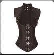 Magic Card Riding New European And American Retro Palace Gothic Vest Corset Steel Bone Cosplay Halloween Shooting Suit