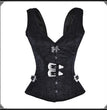 Magic Card Riding New European And American Retro Palace Gothic Vest Corset Steel Bone Cosplay Halloween Shooting Suit