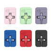 4 In 1 Retractable USB Cable Creative Macaron Type C Micro Cable For I Phone With Phone Stand Charging Data Cable Line Storage Box
