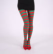 Party Costume Props Striped Pantyhose Halloween Christmas Pantyhose Stockings