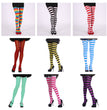 Party Costume Props Striped Pantyhose Halloween Christmas Pantyhose Stockings