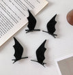 Halloween Funny Devil Black Bat Wings Hairpin