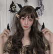 Halloween Funny Devil Black Bat Wings Hairpin