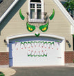 Creative Halloween Plastic Eyes Halloween Decoration Green Monster Halloween Door Sticker Decoration
