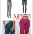 Plaid Leggings Fitness Yoga Pants Women's Seamless High Waist Leggings Breathable Gym