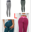 Plaid Leggings Fitness Yoga Pants Women's Seamless High Waist Leggings Breathable Gym