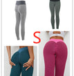 Plaid Leggings Fitness Yoga Pants Women's Seamless High Waist Leggings Breathable Gym