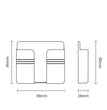 Mobile Phone Charging Storage Rack Punch-free Sticky Storage Box