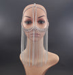 New Design Fashion Sexy Long Tassel Head Chain Halloween Headgear Mask Chain Head Chain